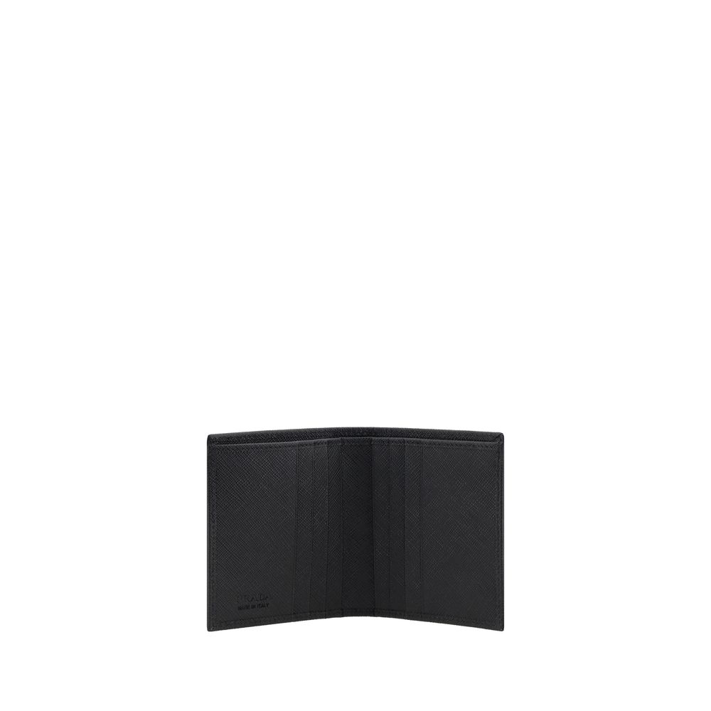 Black Nylon Wallet Prada