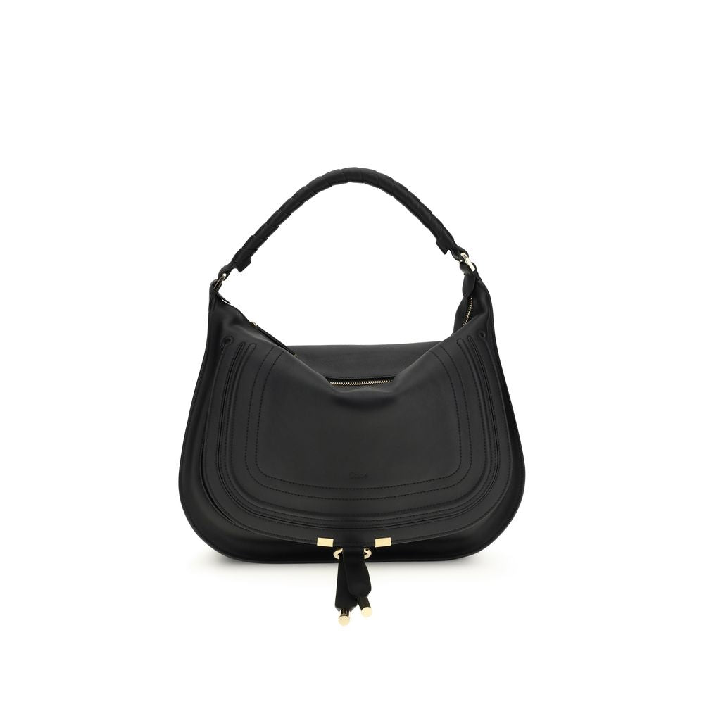 Black Calf Leather Bos Taurus Shoulder Bag