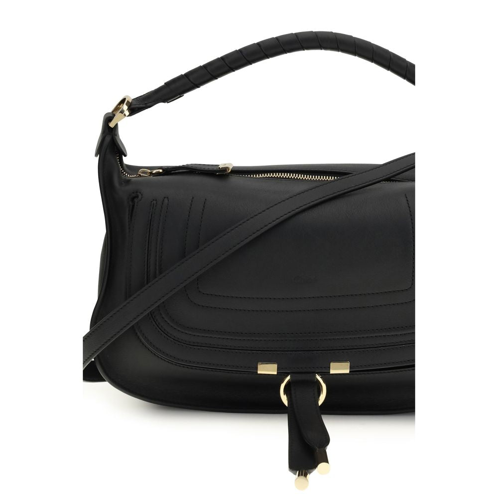 Black Calf Leather Bos Taurus Shoulder Bag Chloé