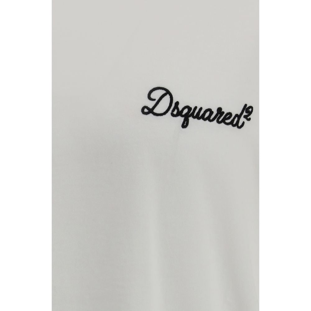 White Cotton Sportswear Dsquared²