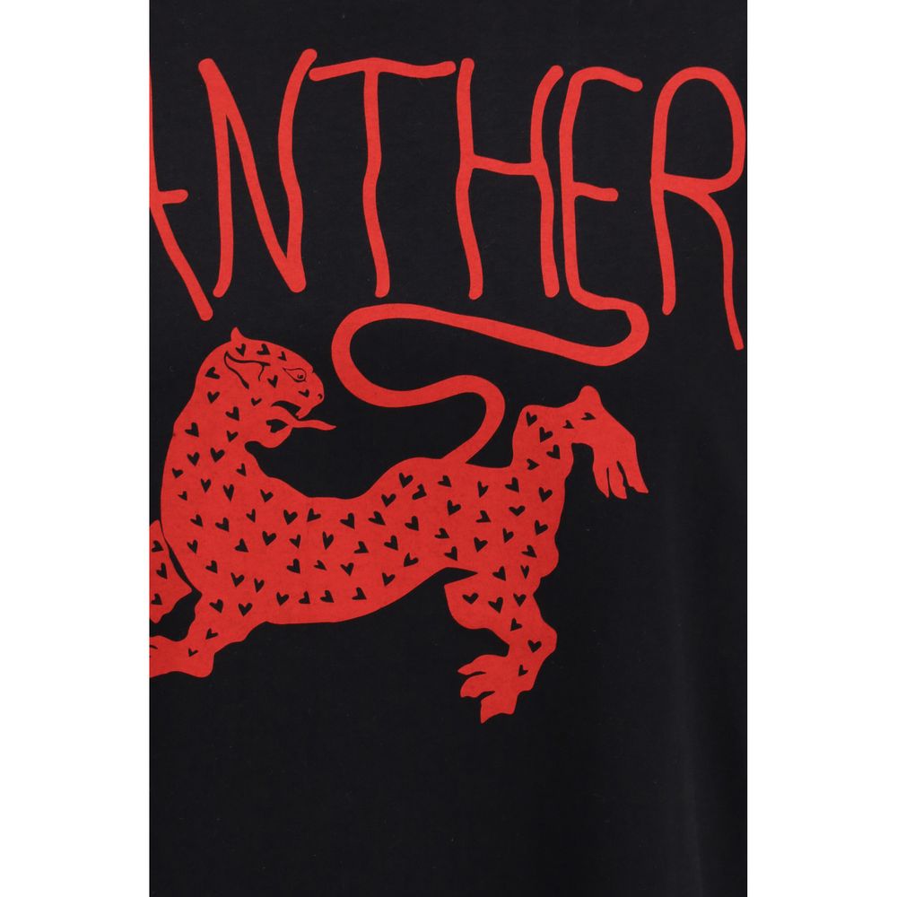 Black Cotton T-Shirt Valentino