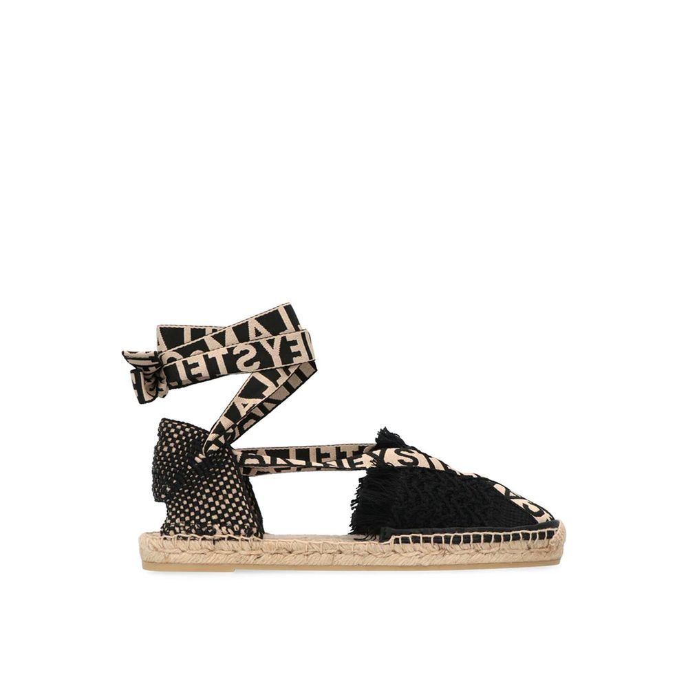 Black Canvas Espadrilles