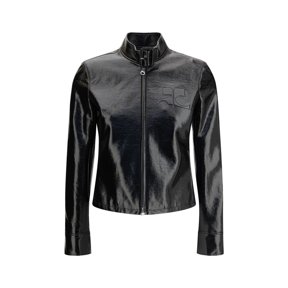 Courrèges - City Vinyl Jacket Black