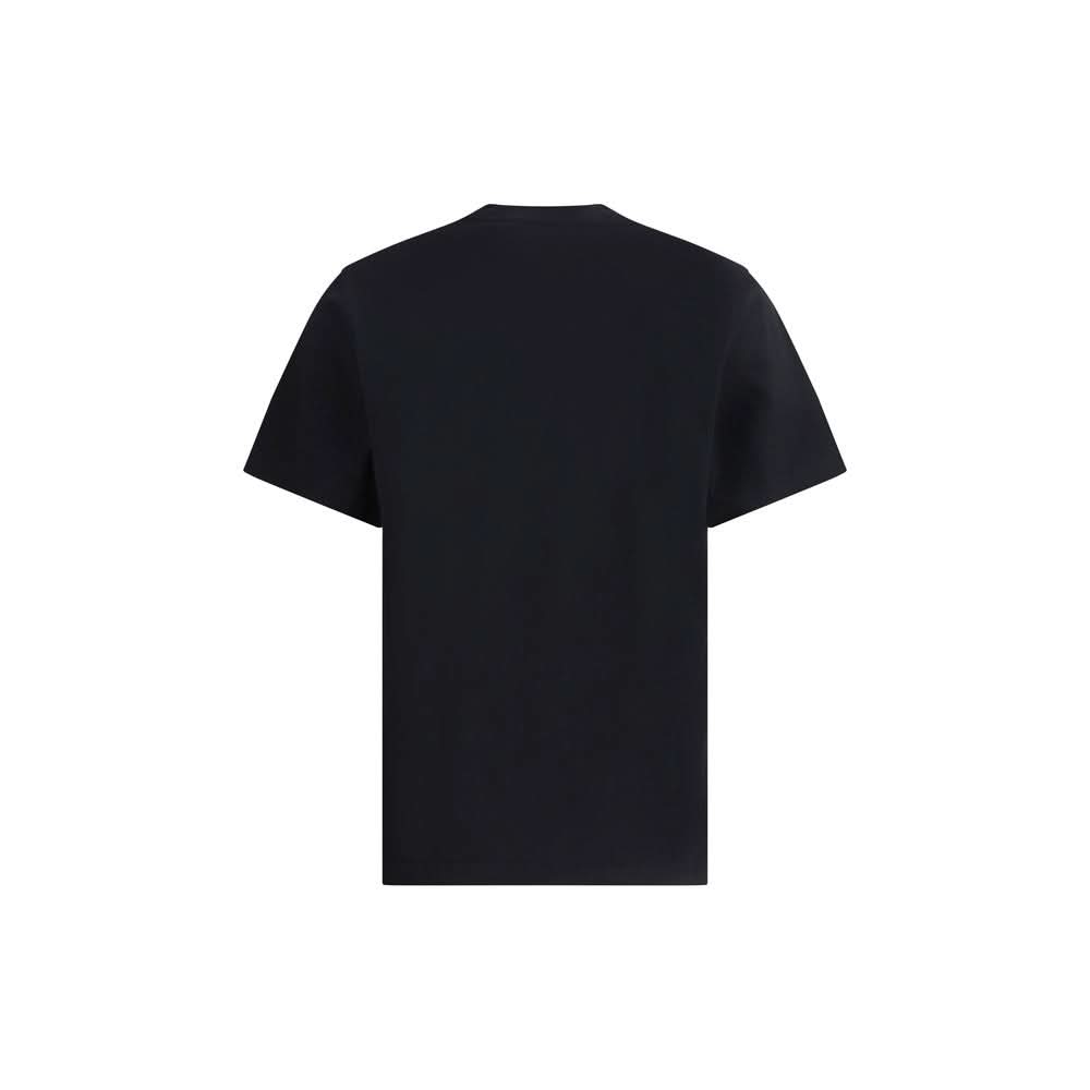 Black Cotton T-Shirt Burberry