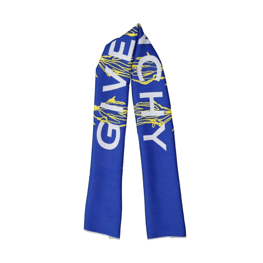 Blue Silk Scarf Givenchy