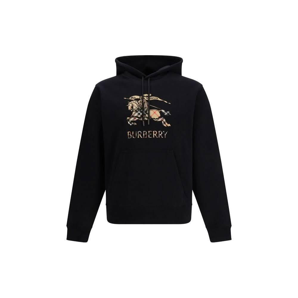 Black Cotton Sweatshirt Burberry