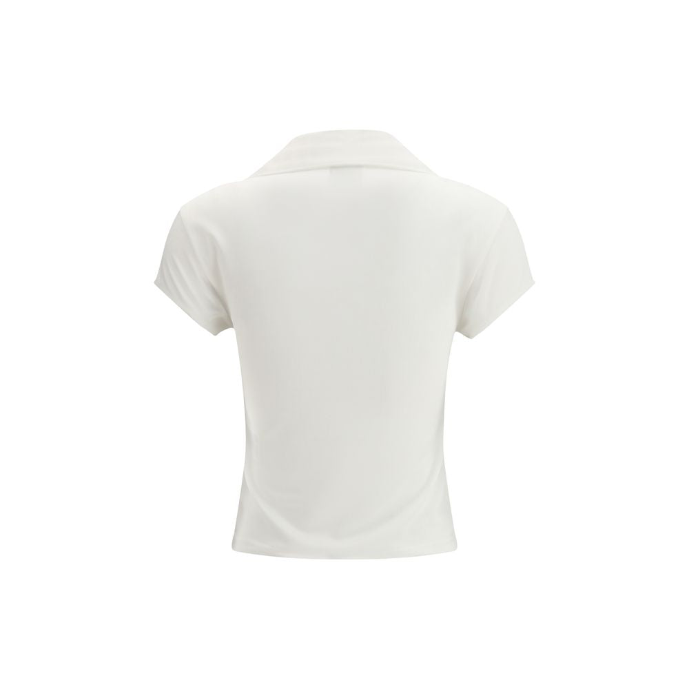 Courrèges - Cotton Logo Polo Shirt White
