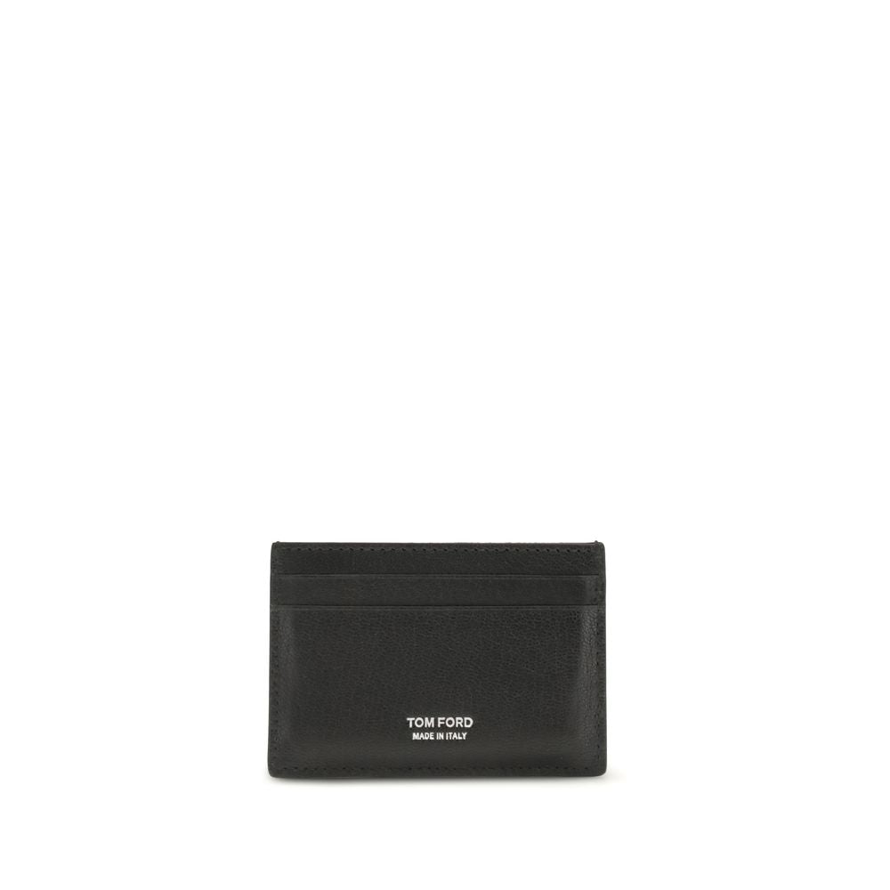 Black Calf Leather Bos Taurus Wallet Tom Ford