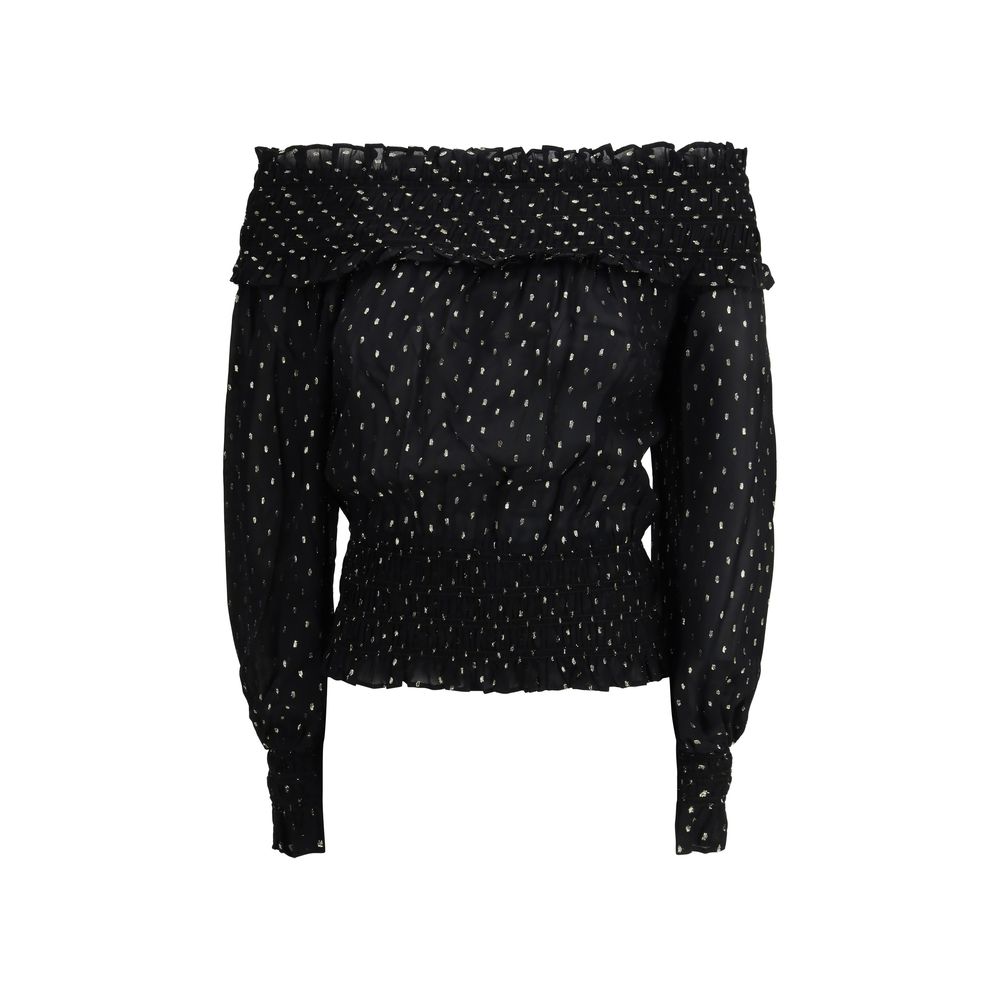 Black Viscose Blouse