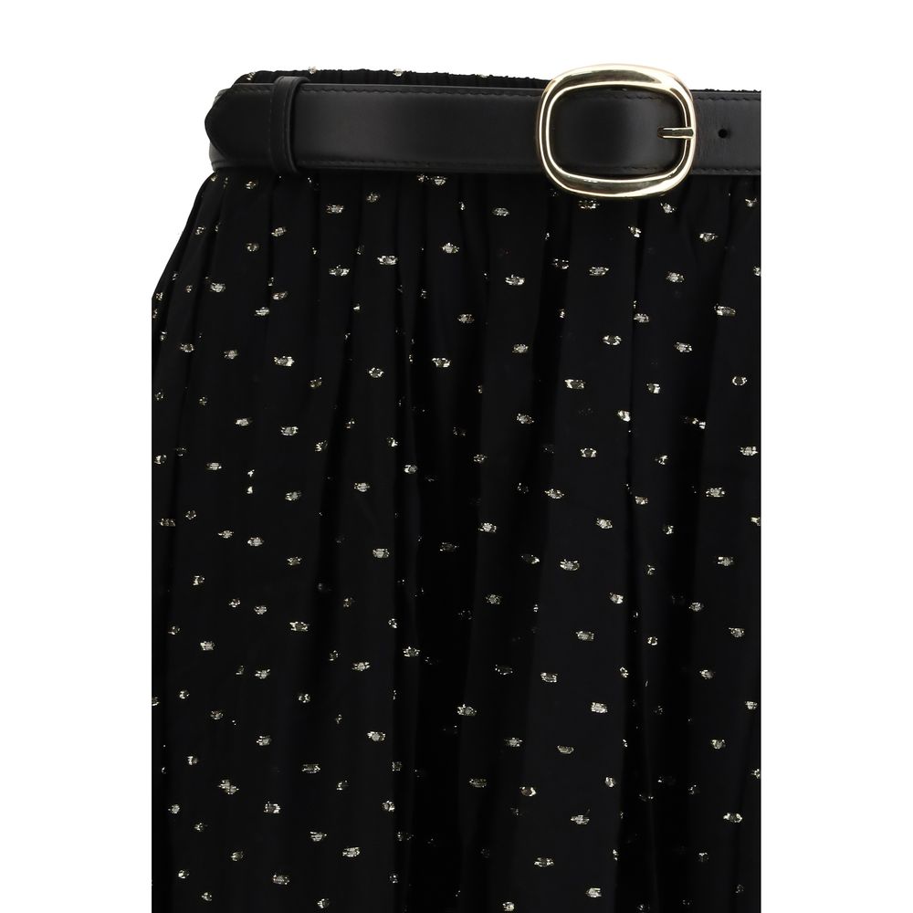 Black Viscose Long Skirt-thumbmail-3