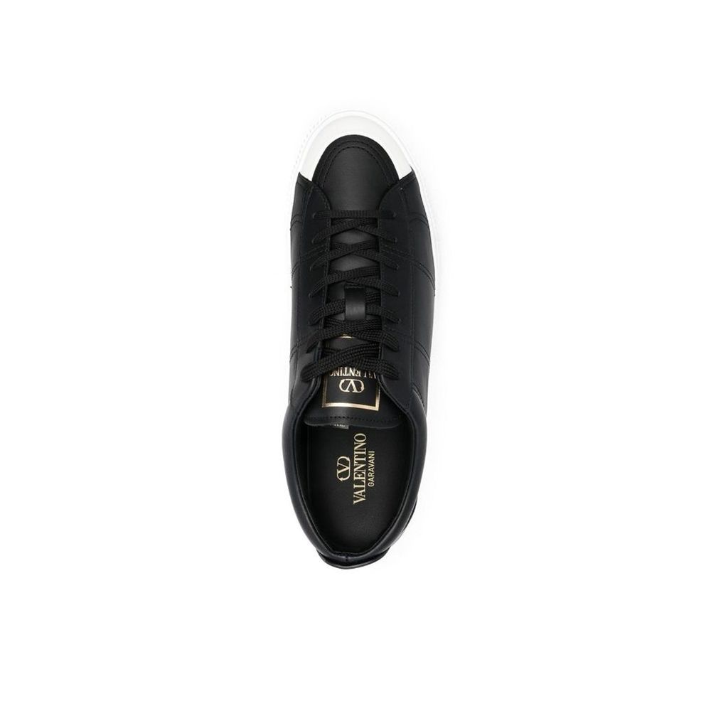 Black Calfskin Low Top Sneakers-thumbmail-4