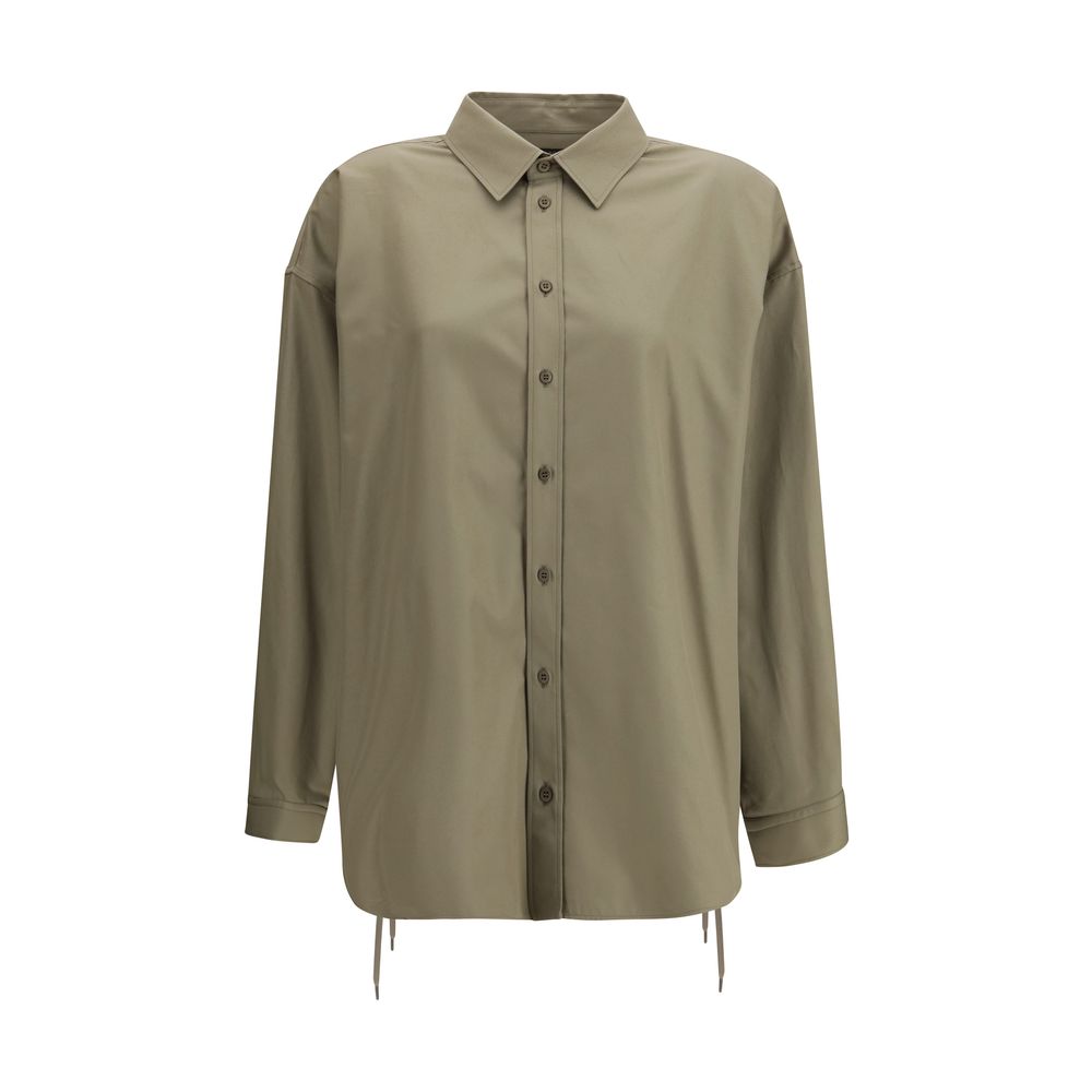 Beige Cotton Dress Shirt Balenciaga