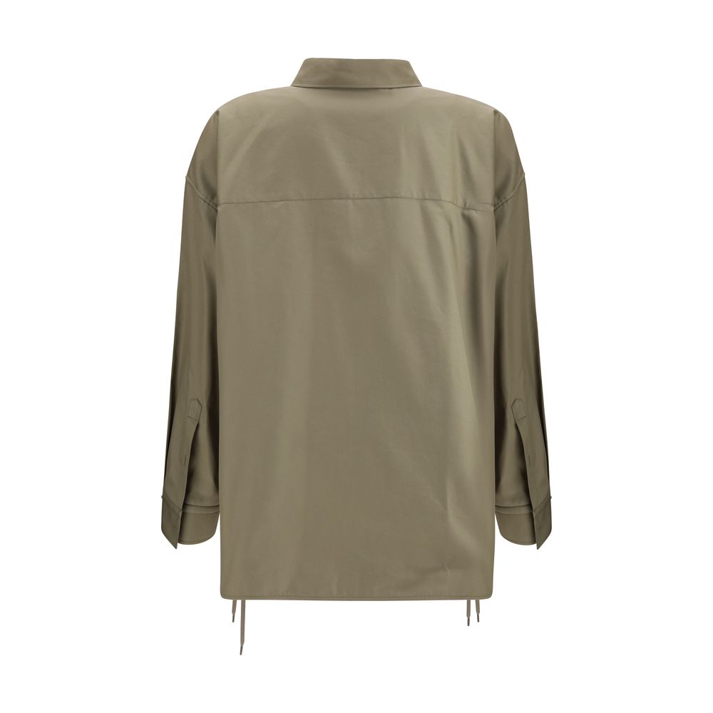 Beige Cotton Dress Shirt Balenciaga