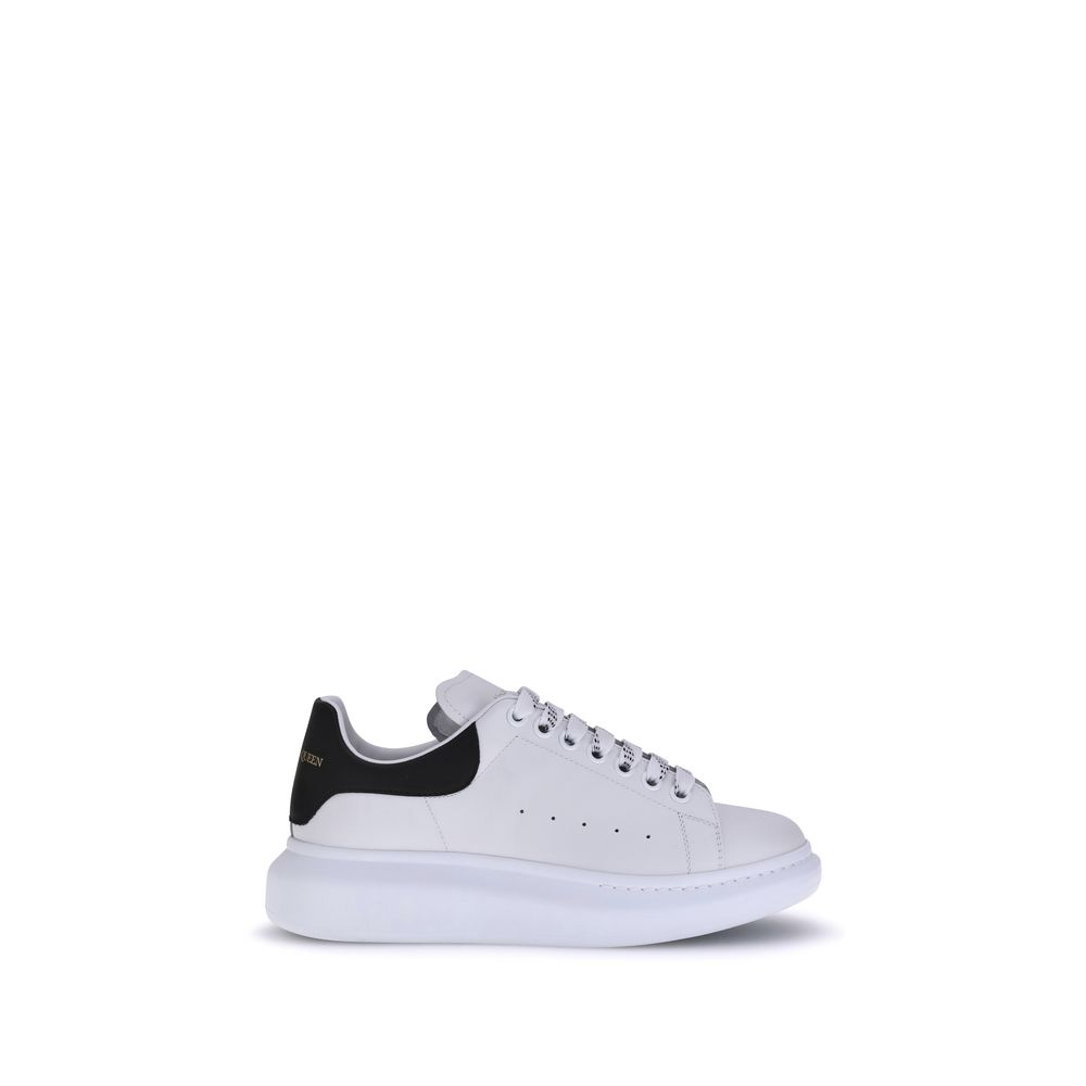 White Calf Leather Bos Taurus Platform Sneakers