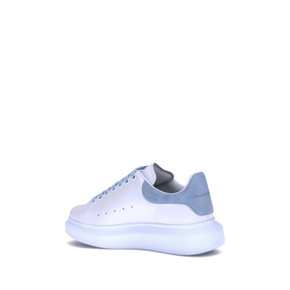 Blue Calf Leather Bos Taurus Platform Sneakers Alexander McQueen