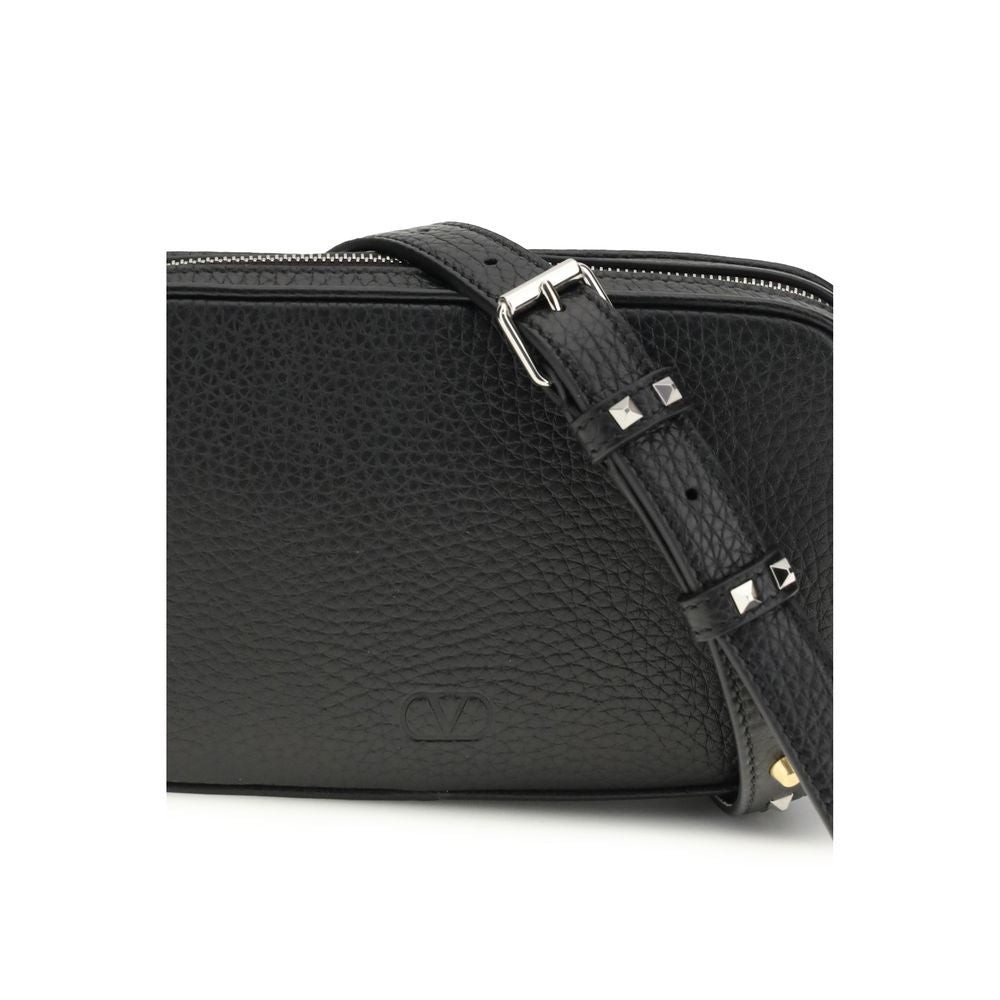 Black Calf Leather Bos Taurus Accessories Valentino Garavani