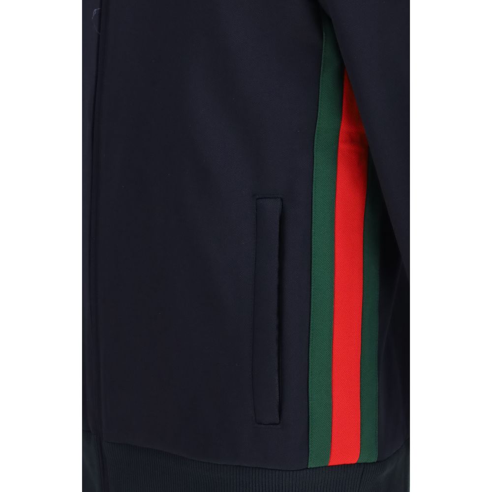 Blue Polyester Shell Jacket-thumbmail-3