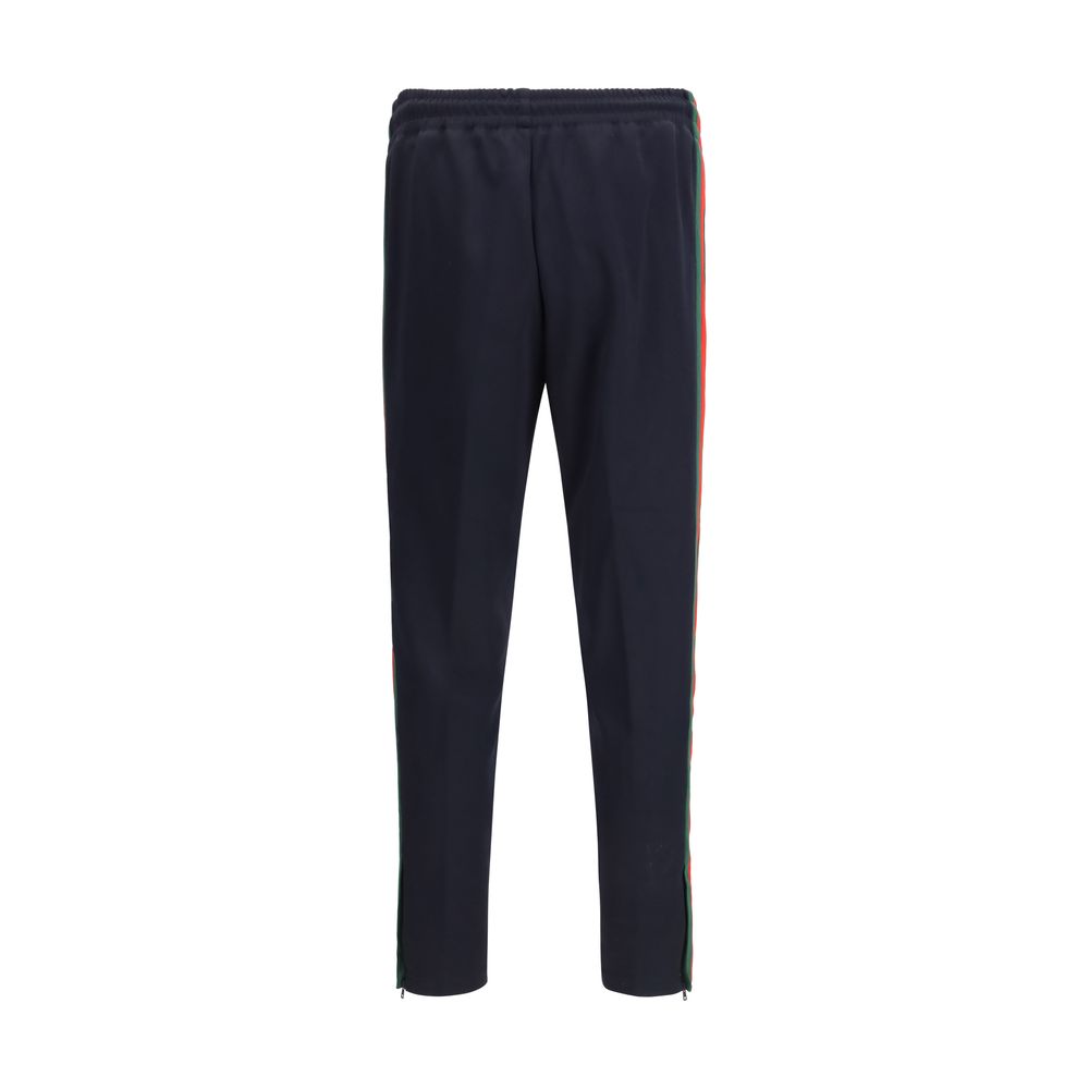 Blue Polyester Joggers (Workout Pants) Gucci