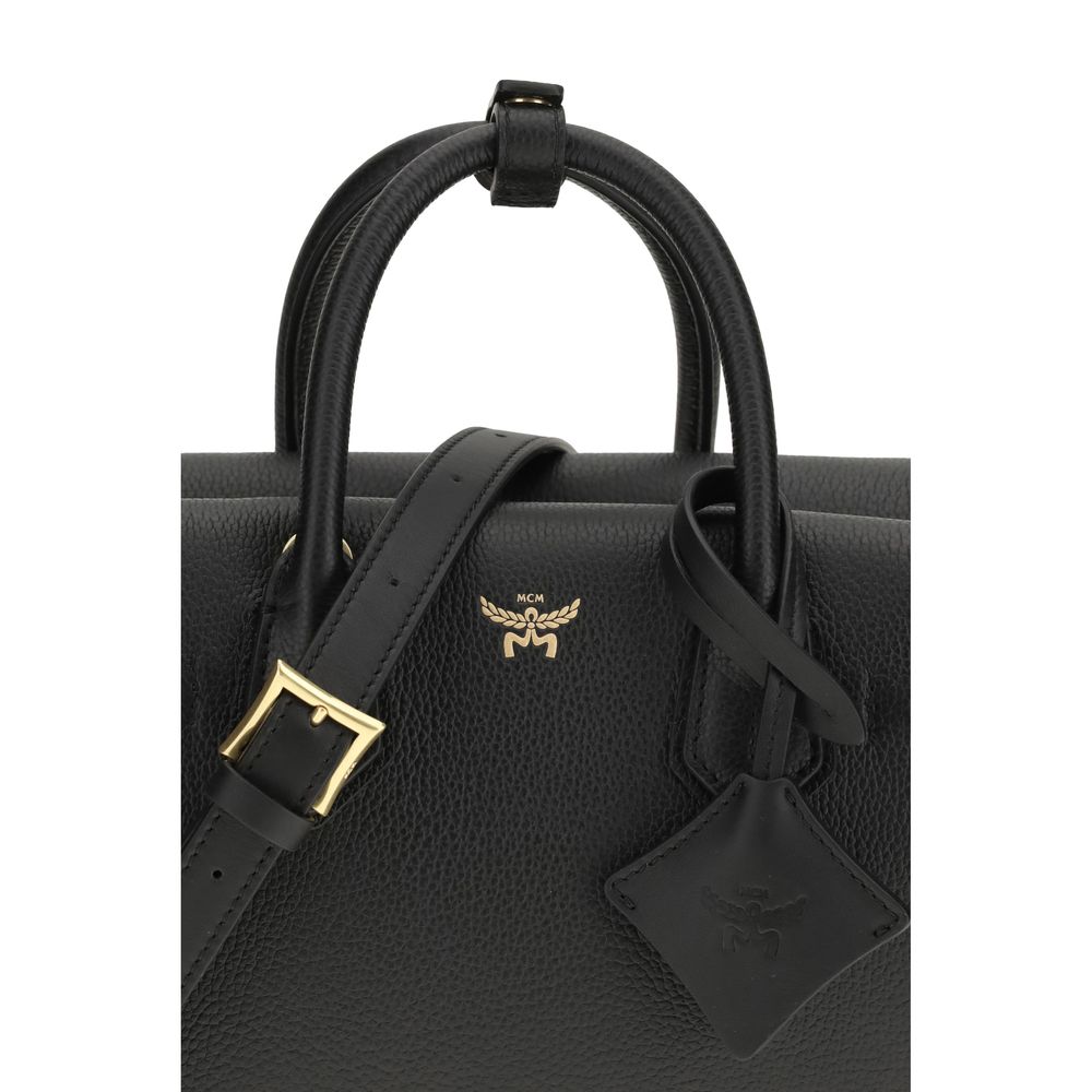 Black Calf Leather Bos Taurus Handbag-thumbmail-4