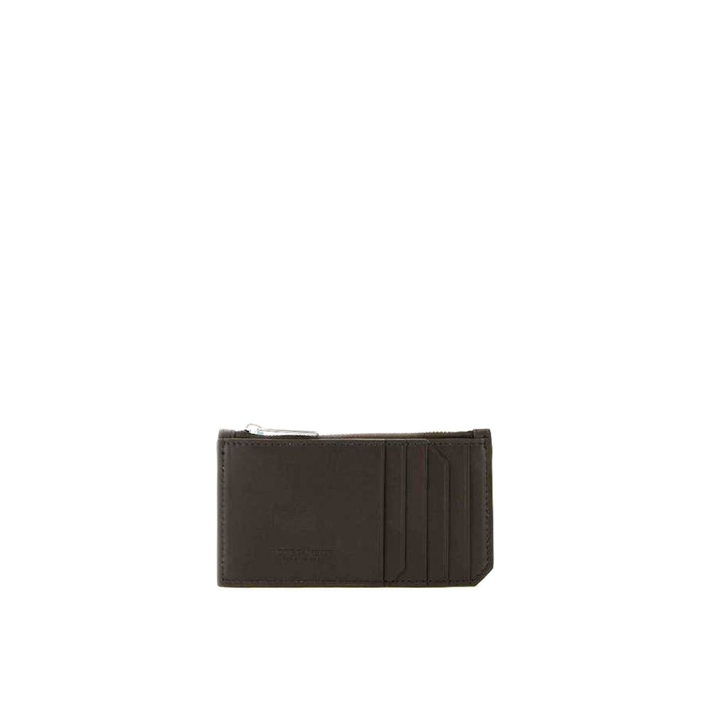 Brown Calfskin Cardholder Bottega Veneta