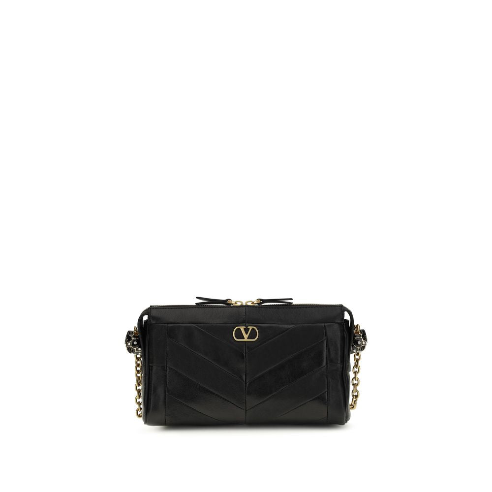 Black Lamb Ovis Aries Aries Shoulder Bag Valentino Garavani