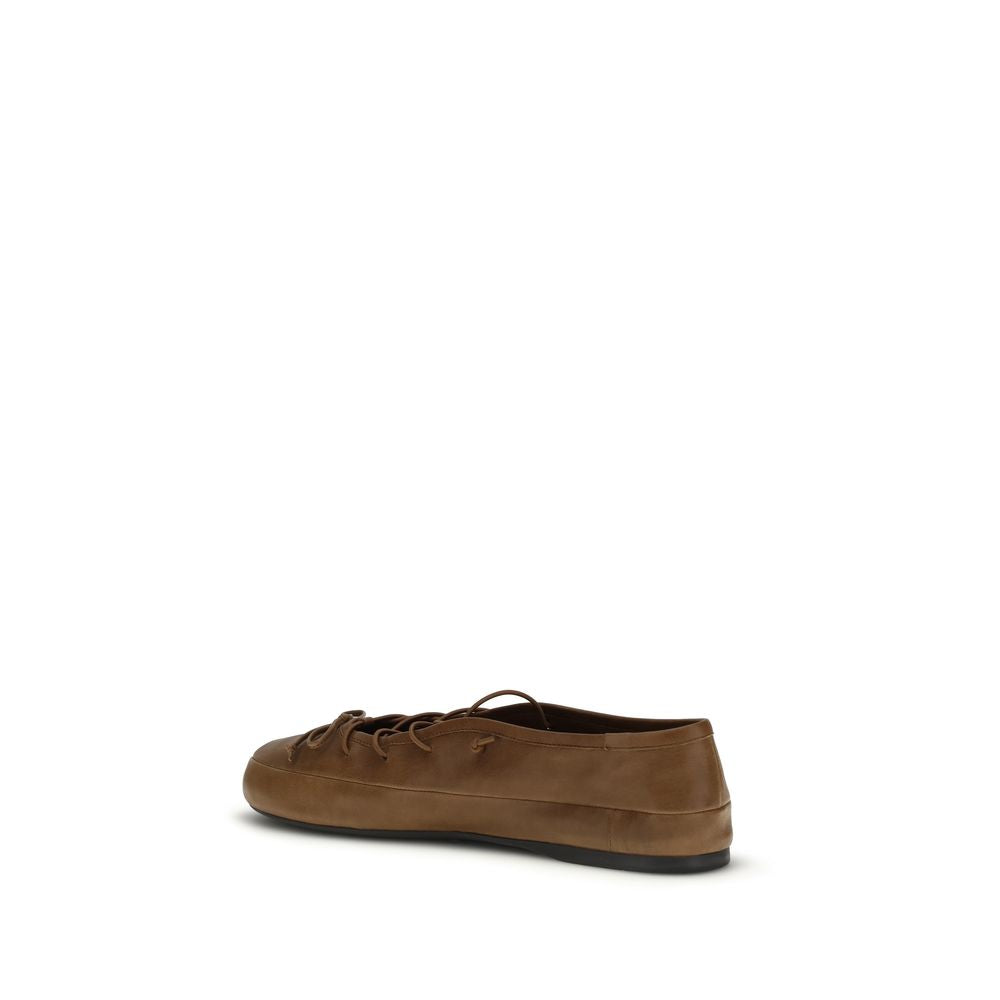 Brown Lamb Ovis Aries Aries Ballet Flats-thumbmail-3