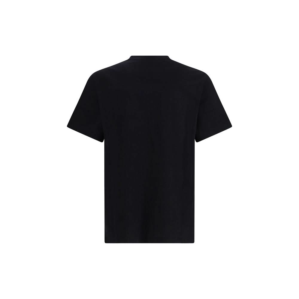 Black Cotton T-Shirt Burberry
