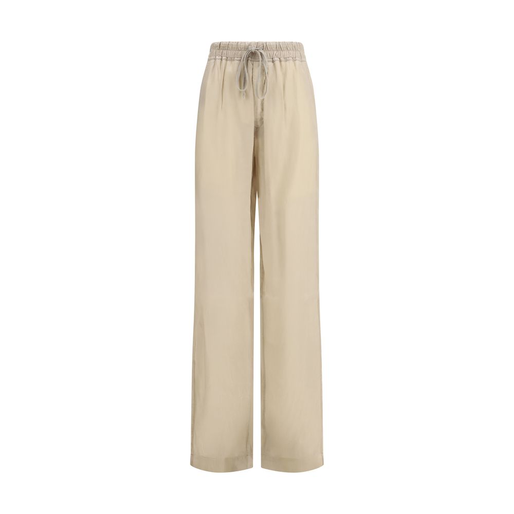 Beige Copper Casual Pants