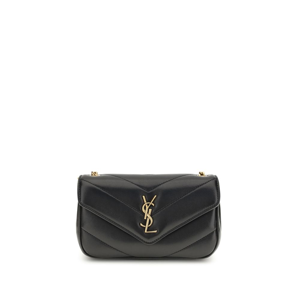 Black Lamb Ovis Aries Aries Shoulder Bag Saint Laurent