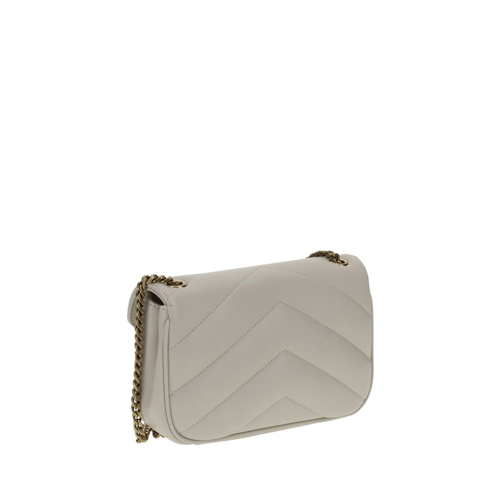 White Lamb Ovis Aries Aries Shoulder Bag Saint Laurent