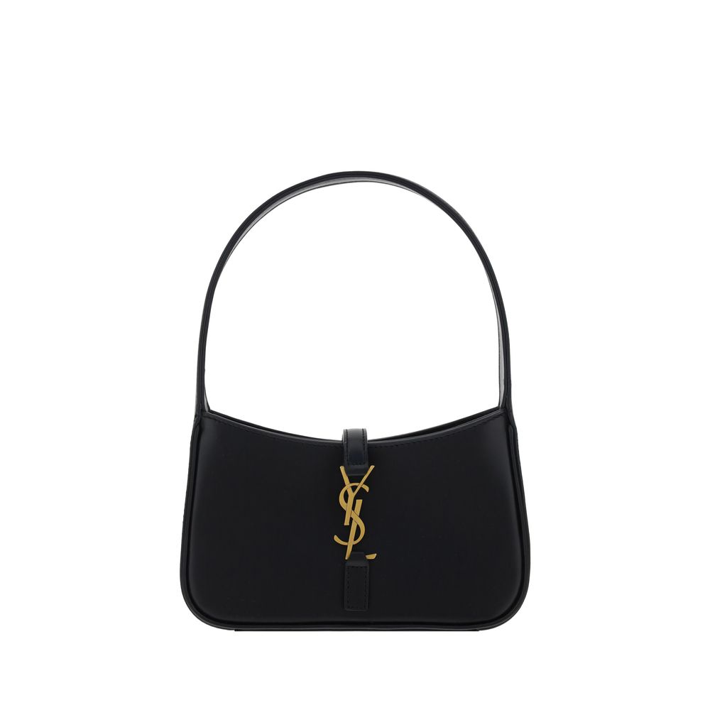 Black Calf Leather Bos Taurus Shoulder Bag Saint Laurent