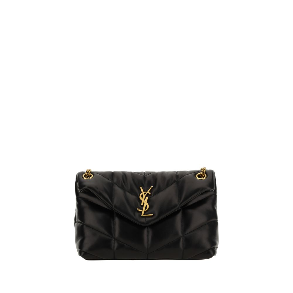 Black Lamb Leather Shoulder Bag Saint Laurent