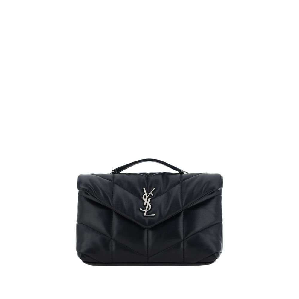 Black Lamb Ovis Aries Aries Shoulder Bag Saint Laurent