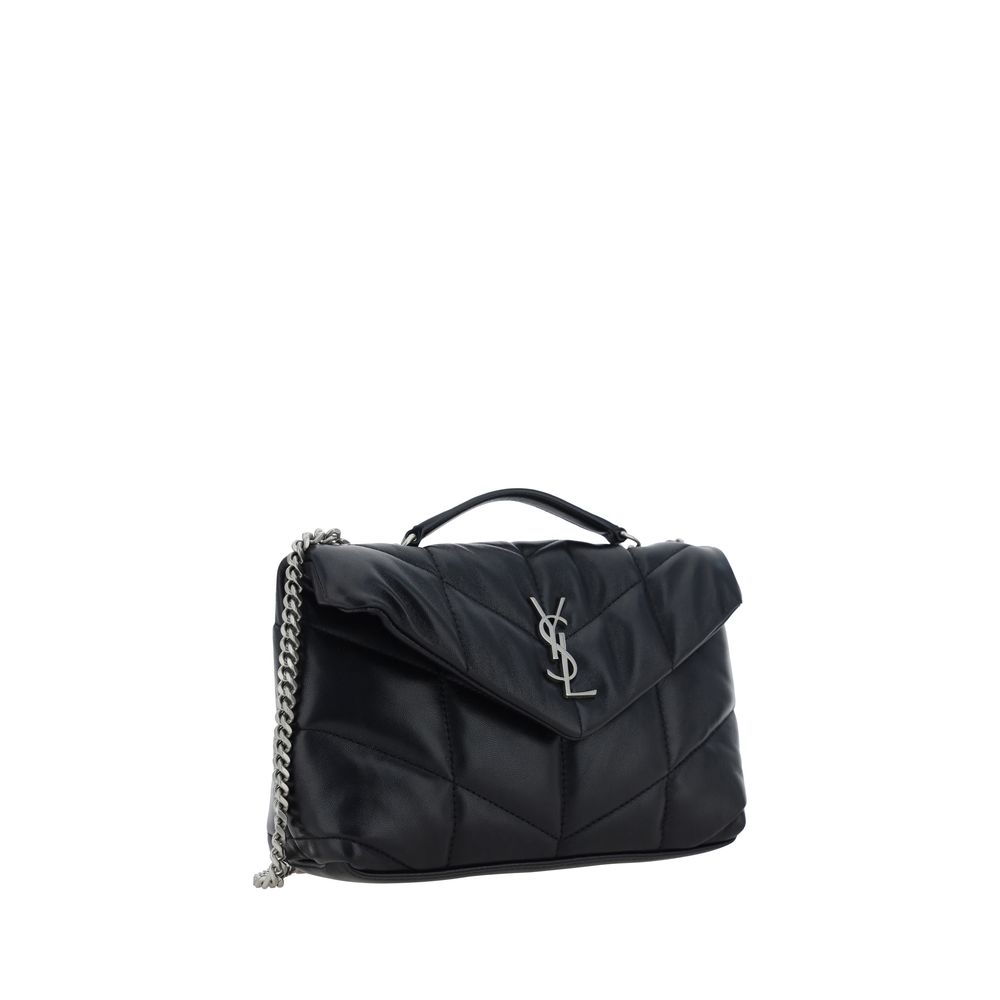 Black Lamb Ovis Aries Aries Shoulder Bag Saint Laurent