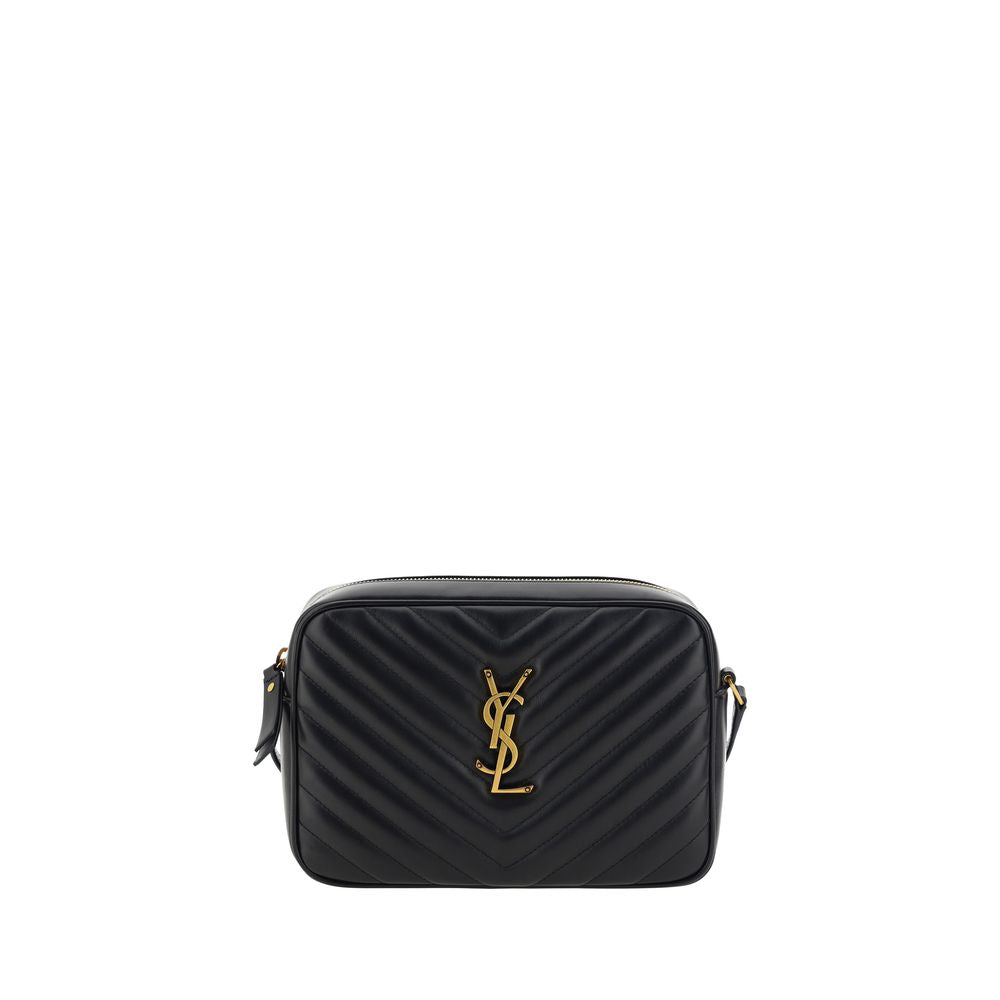 Black Calf Leather Bos Taurus Shoulder Bag Saint Laurent