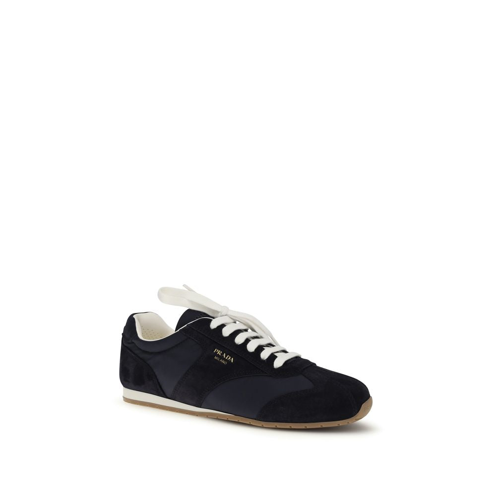 Blue Calf Leather Bos Taurus Athletic Sneakers