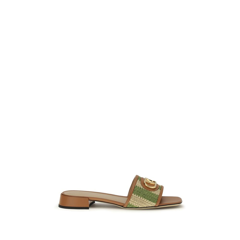 Multicolor Calf Leather Bos Taurus Sandals Valentino Garavani