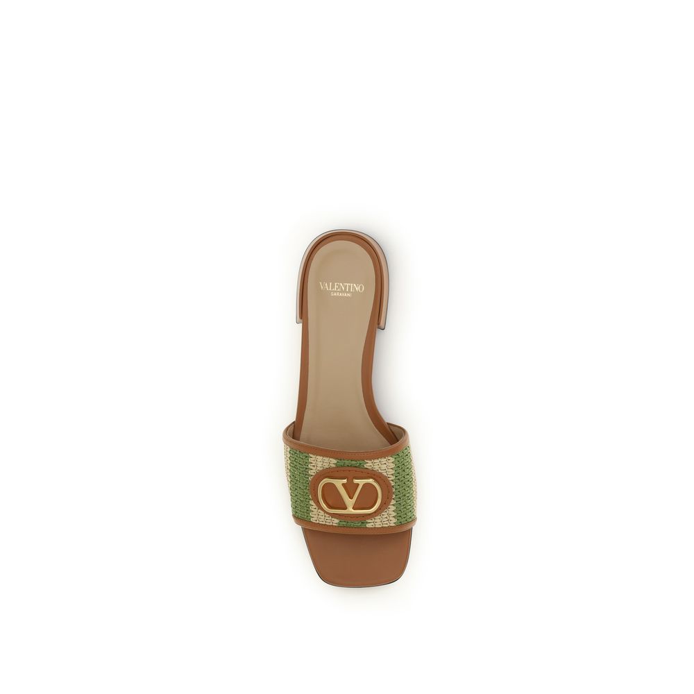 Multicolor Calf Leather Bos Taurus Sandals Valentino Garavani