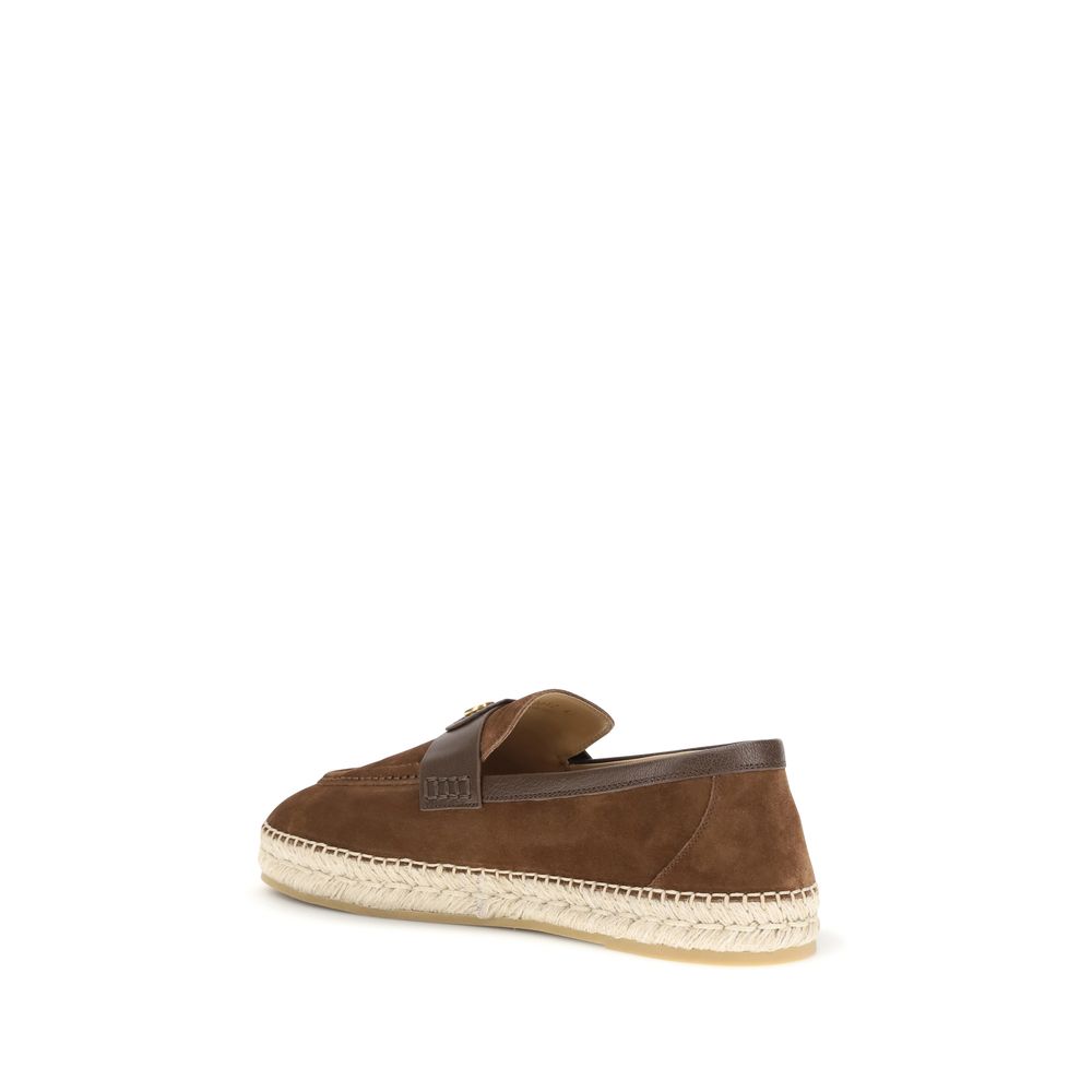 Brown Calf Leather Bos Taurus Espadrilles-thumbmail-3