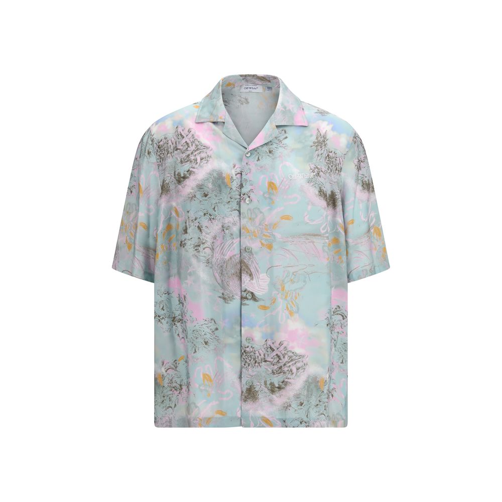Multicolor Viscose Pattern Shirt