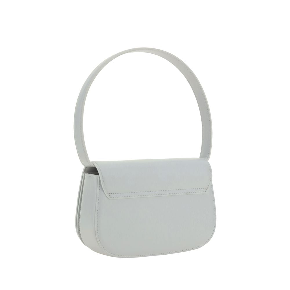 White Calf Leather Bos Taurus Shoulder Bag Diesel
