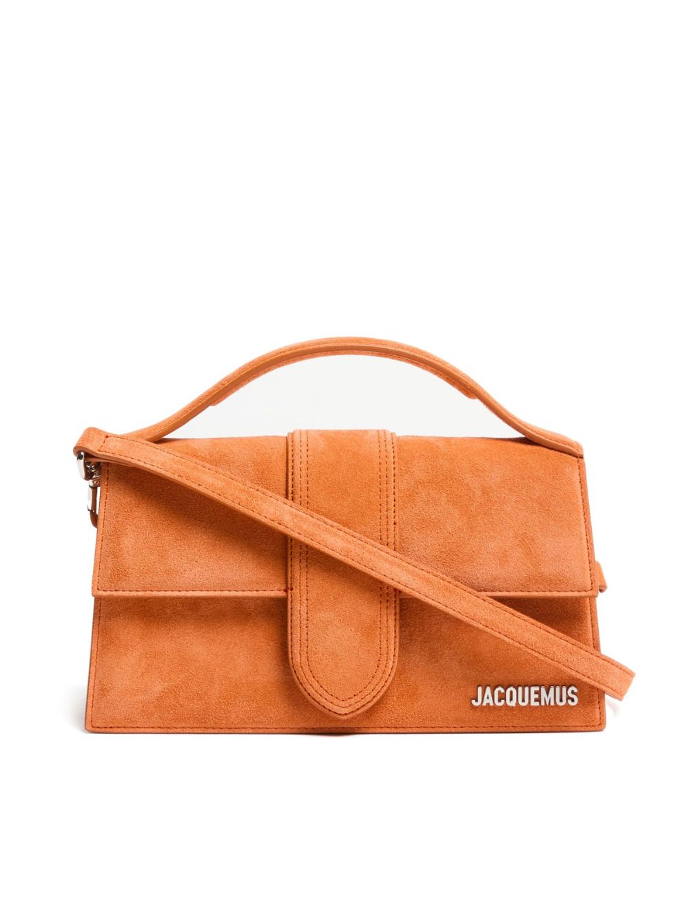 Terracotta Leather Le Grand Bambino Handbag Jacquemus