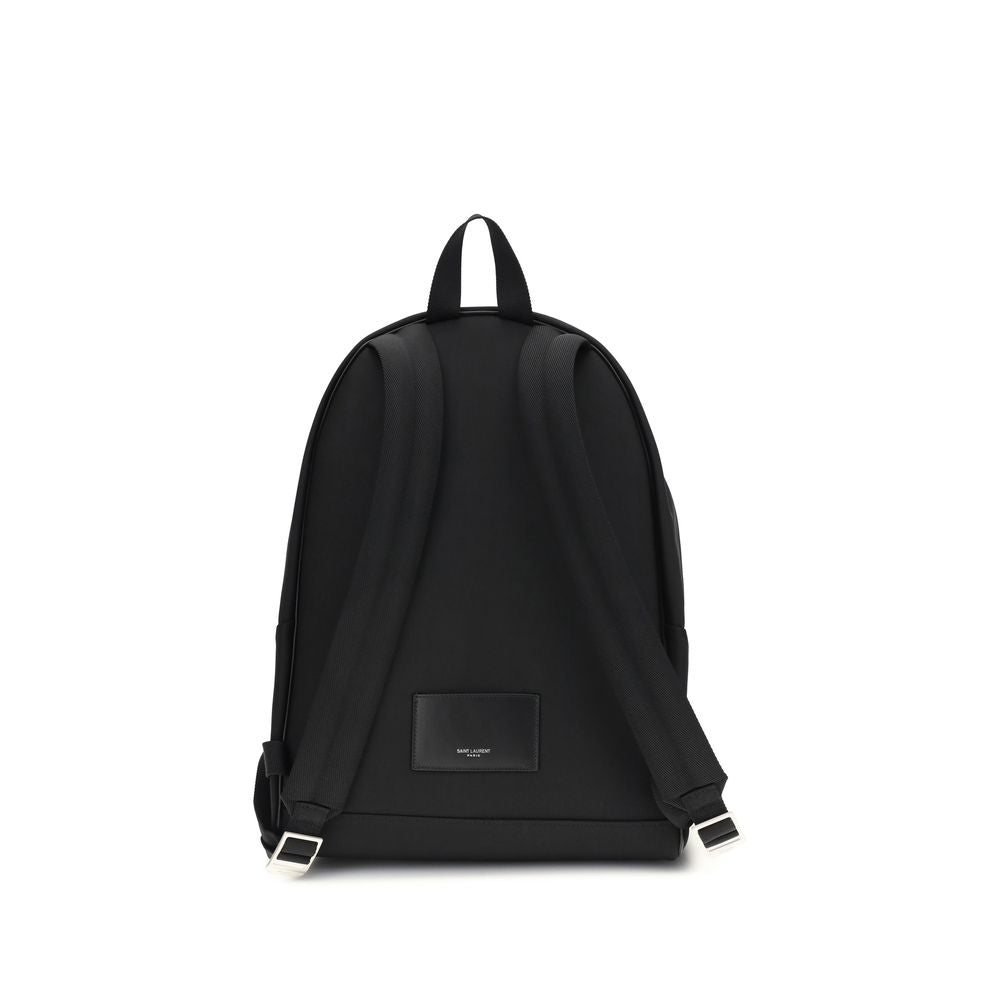 Black Fabric Backpack