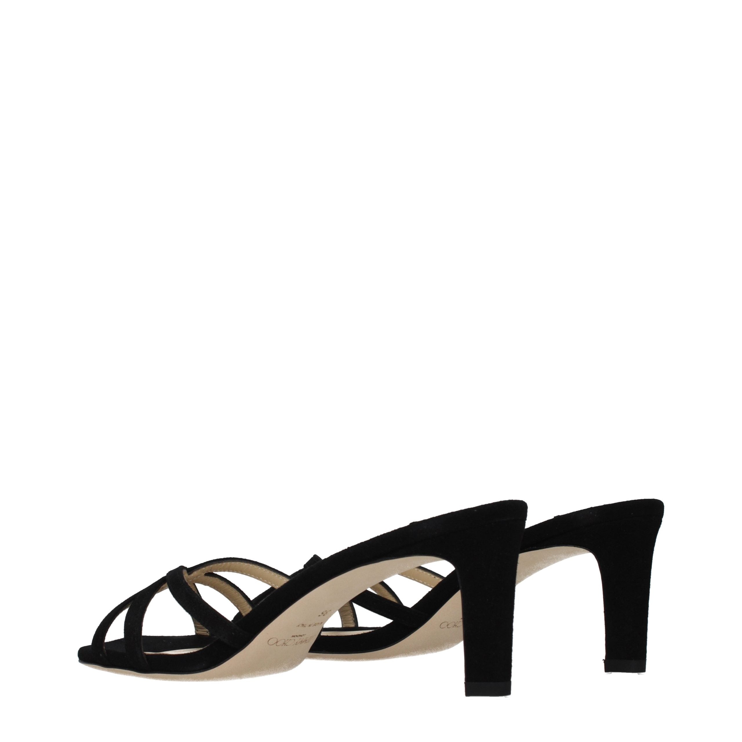 Black Leather Platform Sandals-thumbmail-4