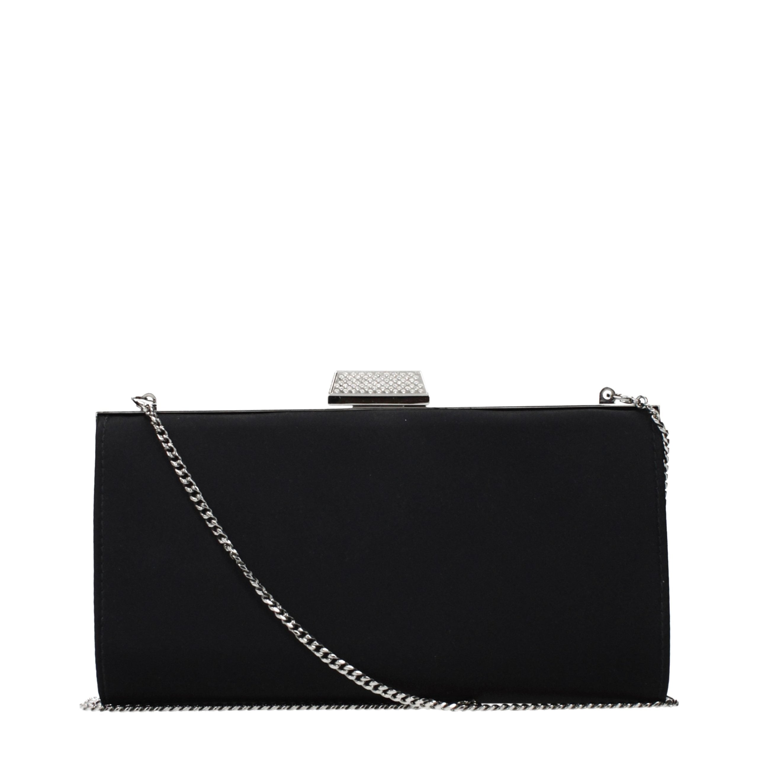 Black Satin Clutch Bag-thumbmail-3