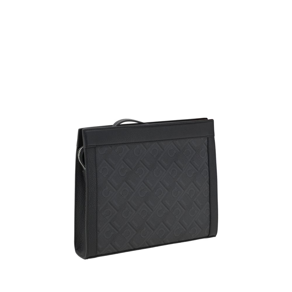 Black Polyethylene Clutch Bag-thumbmail-3