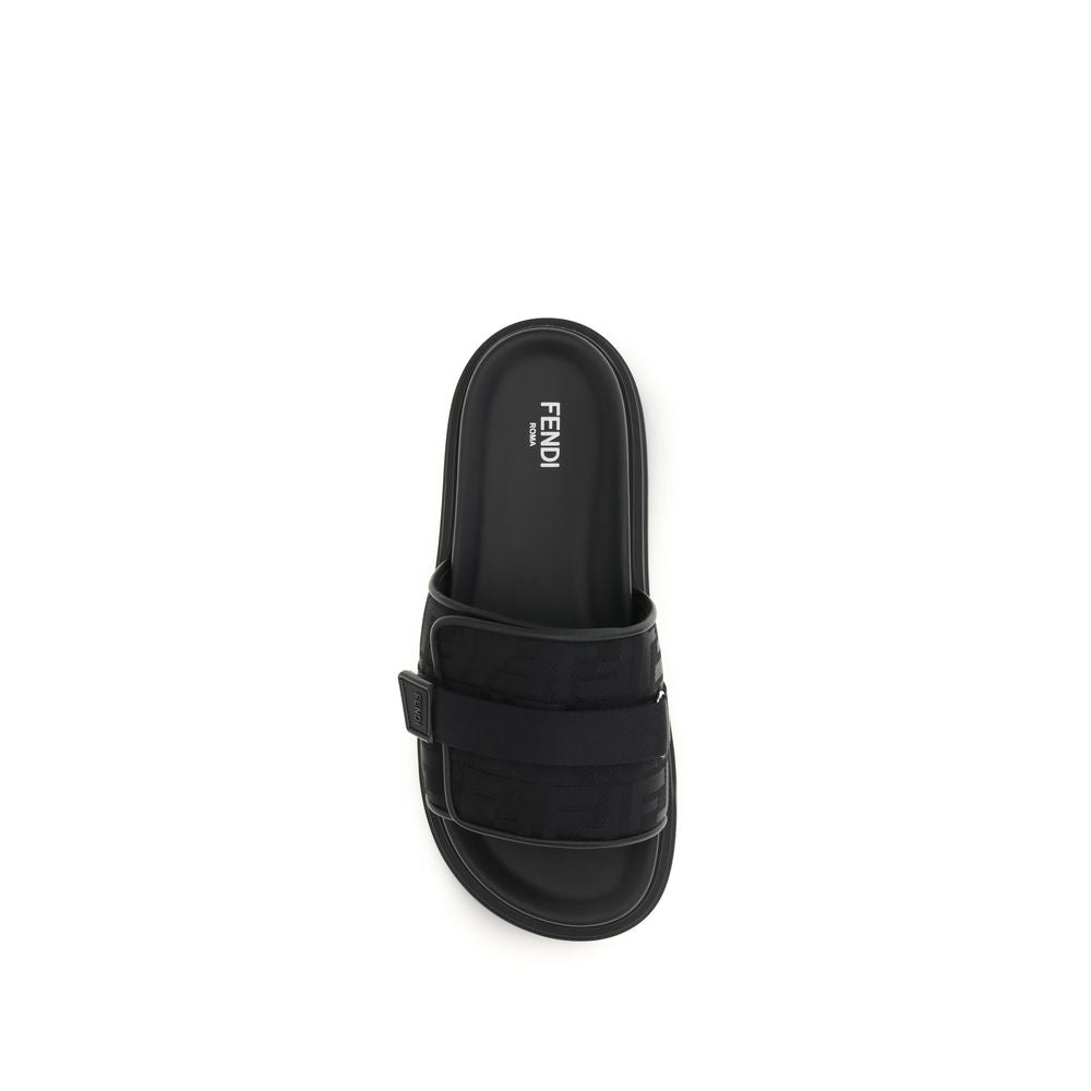 Black Polyamide Sandals-thumbmail-4