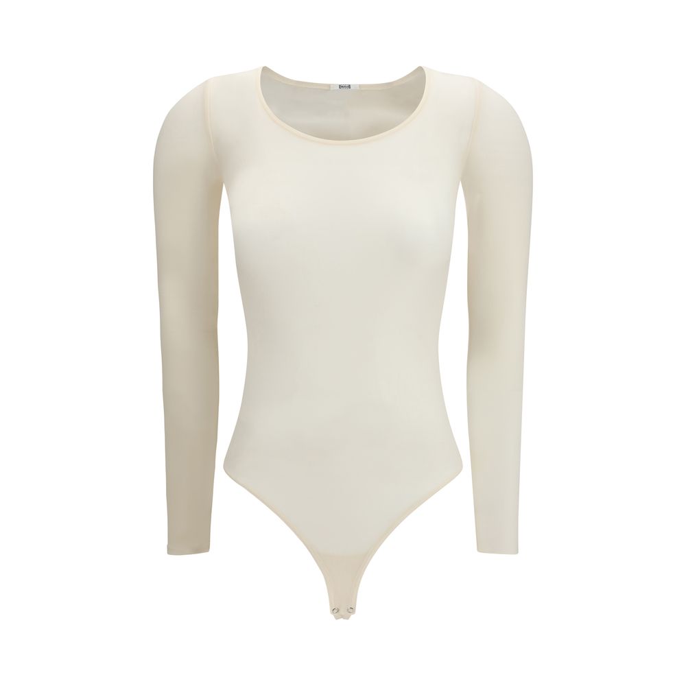 Beige Polyamide Bodysuit