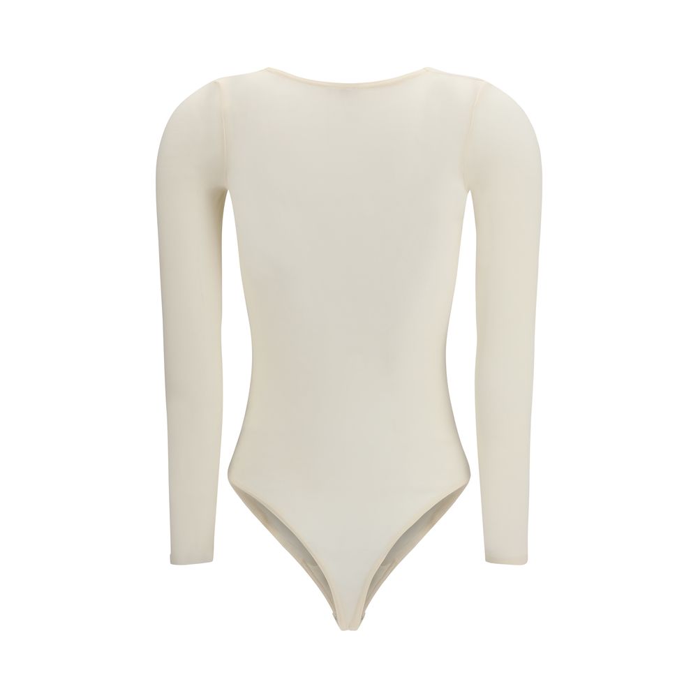 Beige Polyamide Bodysuit