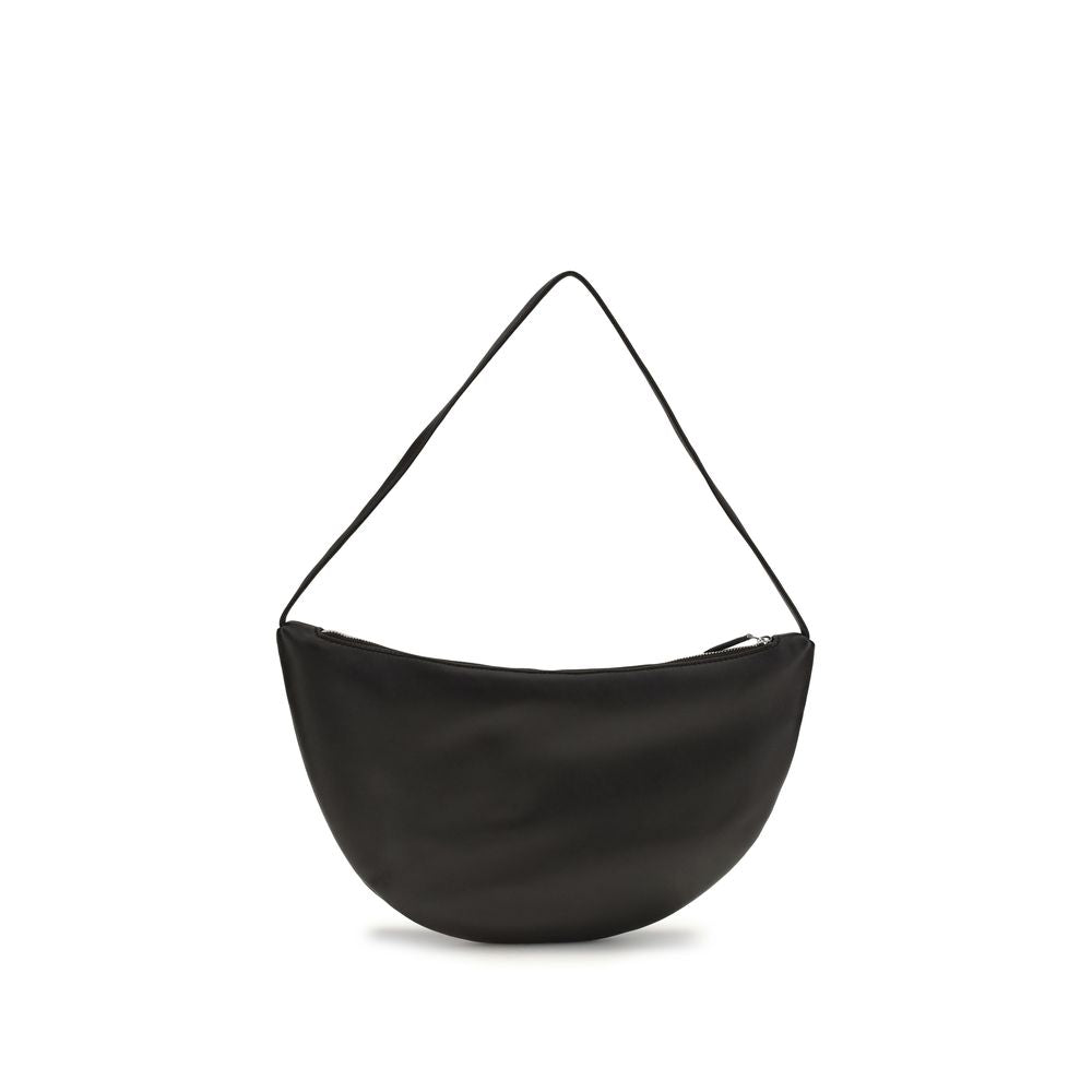 Black Calf Leather Bos Taurus Shoulder Bag The Row